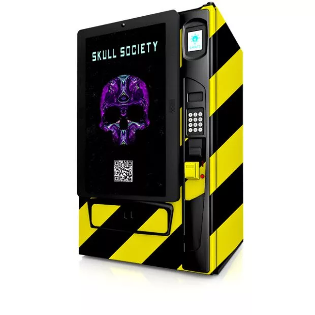 Ghost bar smart vending machine for beverage alcohol