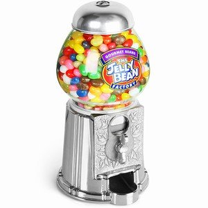 Cash-only vintage jelly bean machine